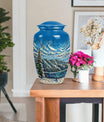 Classic 10-inch Mountains Urn, a large cremation urn.