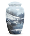 10-inch Aluminum Mountains Urn for ashes.