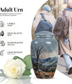 Classic Mountains Urn for adult ashes.