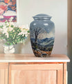 Classic Mountains Urn for adult ashes.