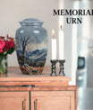 Classic Mountains Urn for adult ashes.