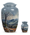 Classic Mountains Urn for adult ashes.