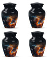 Classic 10-inch abstract dragon urn for adult