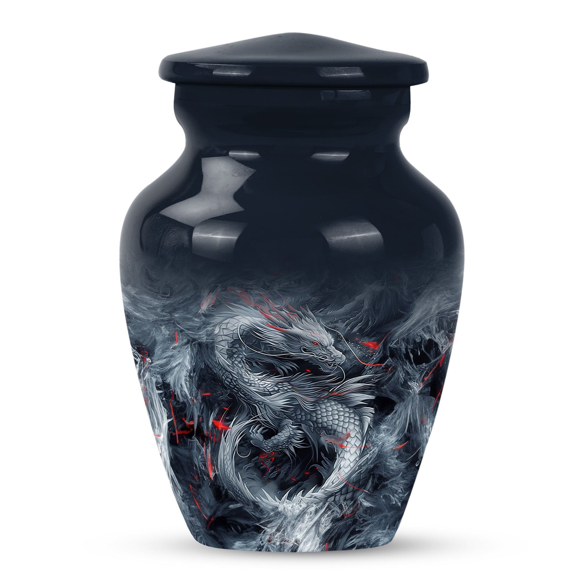 10 inch dragon urn, a classic cremation urn