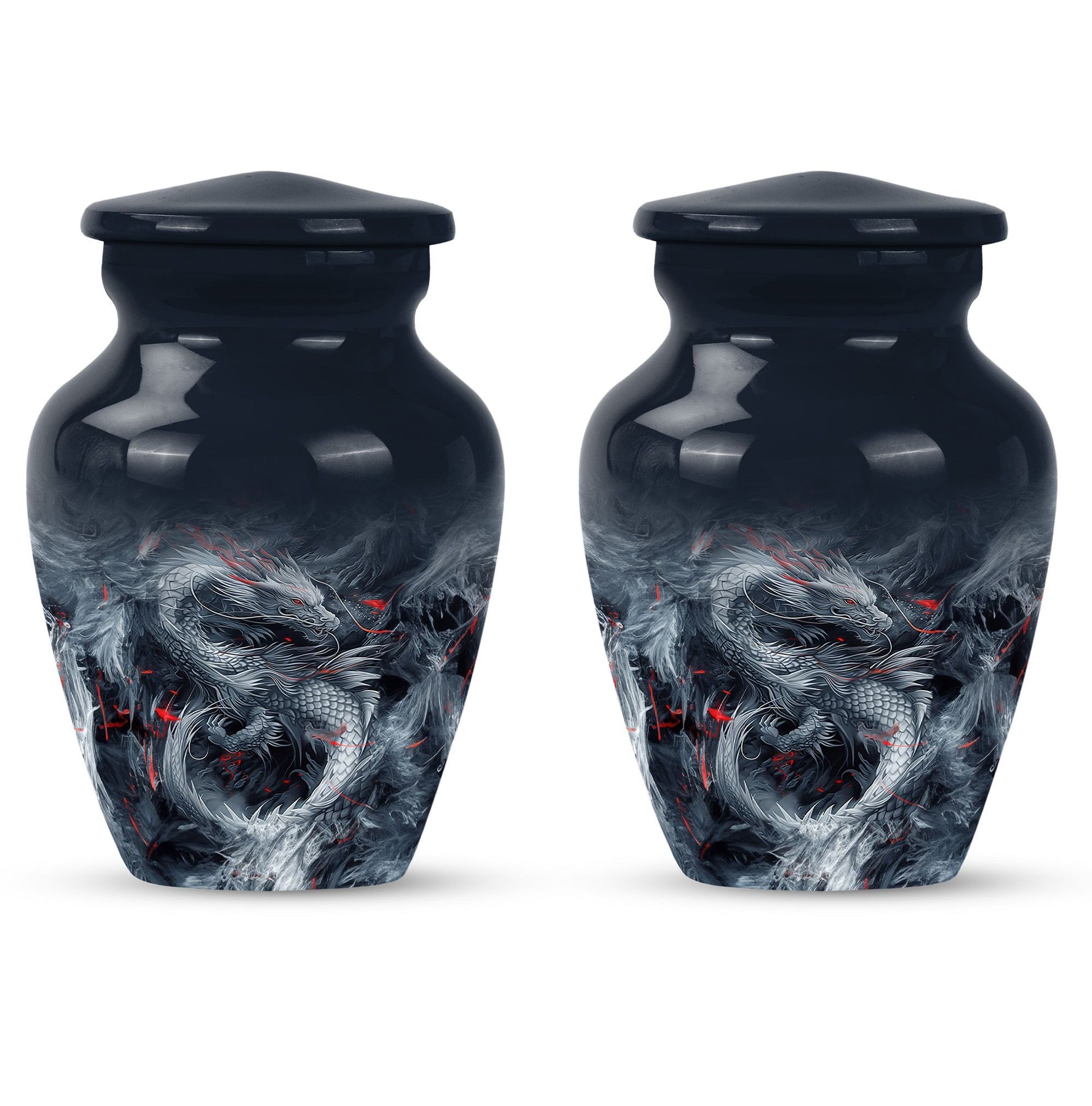 10 inch dragon urn, a classic cremation urn