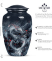 10 inch dragon urn, a classic cremation urn