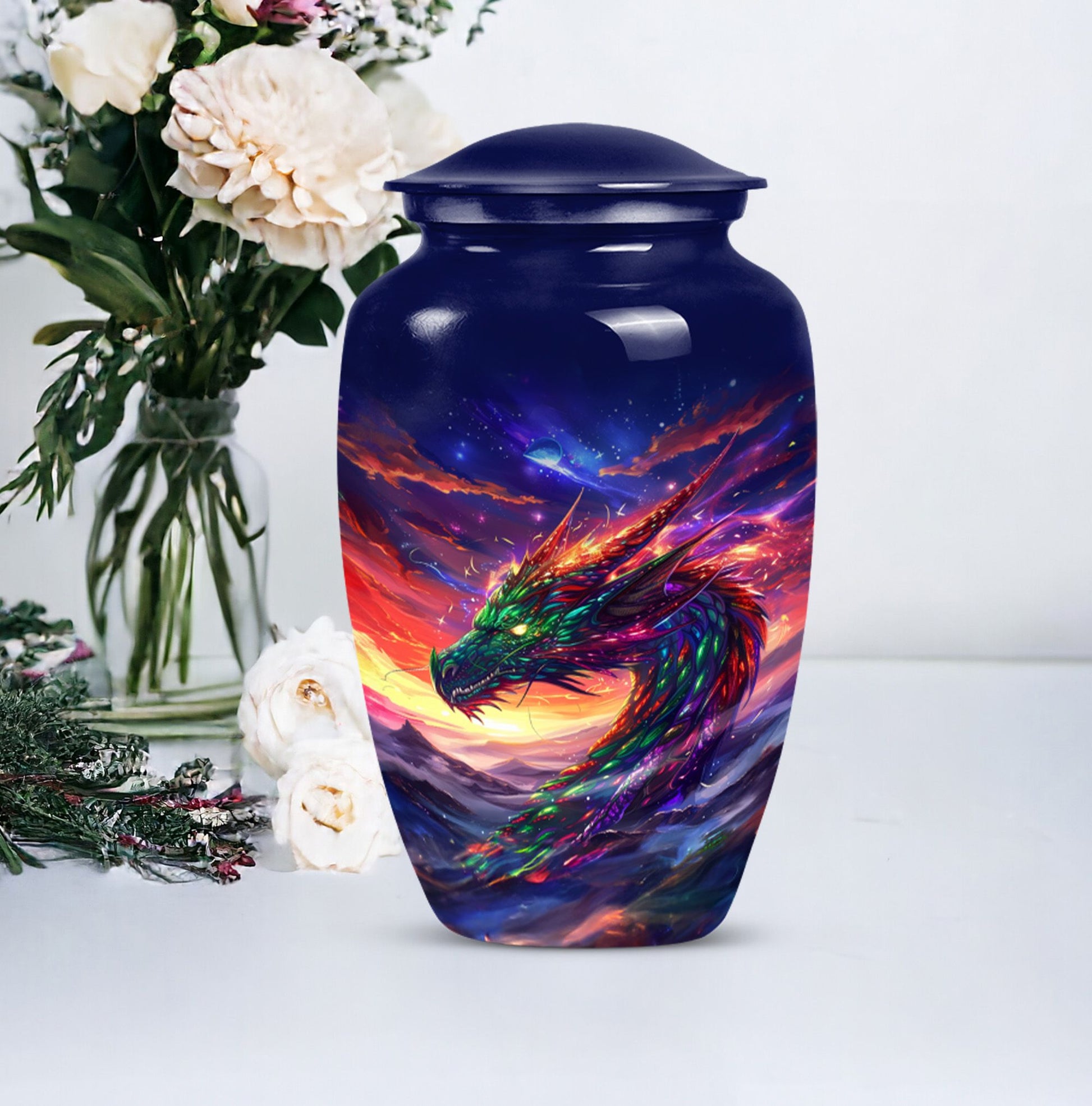  dragon urn, personalized memorial funeral urn