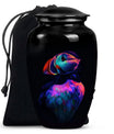 Classic 10-inch Puffin bird urn for cremation ashes