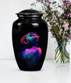 Classic 10-inch Puffin bird urn for cremation ashes