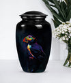 Classic 10-inch Puffin bird urn, handcrafted 