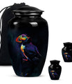 Classic 10-inch Puffin bird urn, handcrafted 