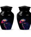 Puffin bird themed classic cremation urn