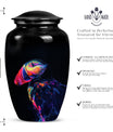 Puffin bird themed classic cremation urn