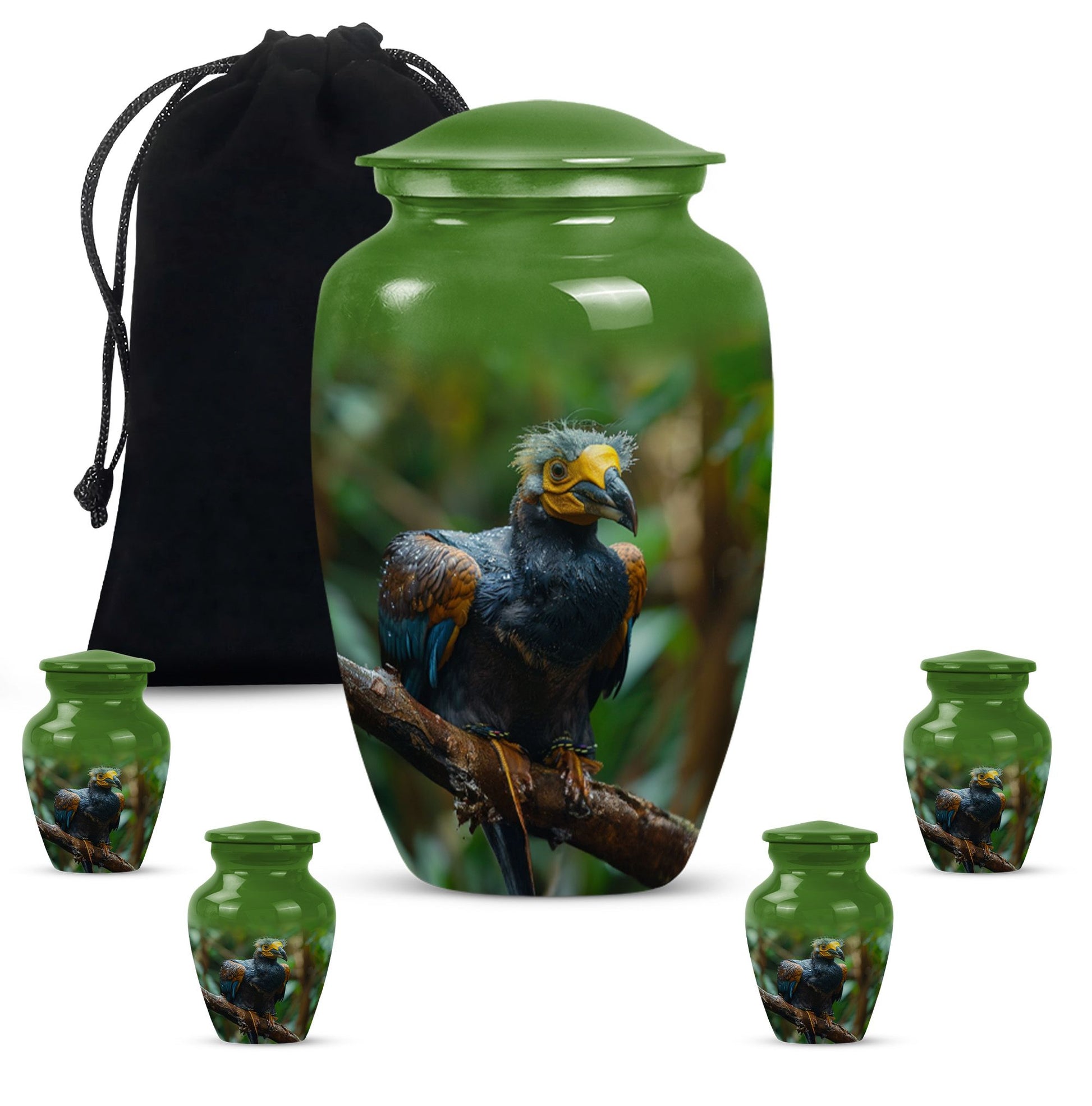 Puffin bird urn