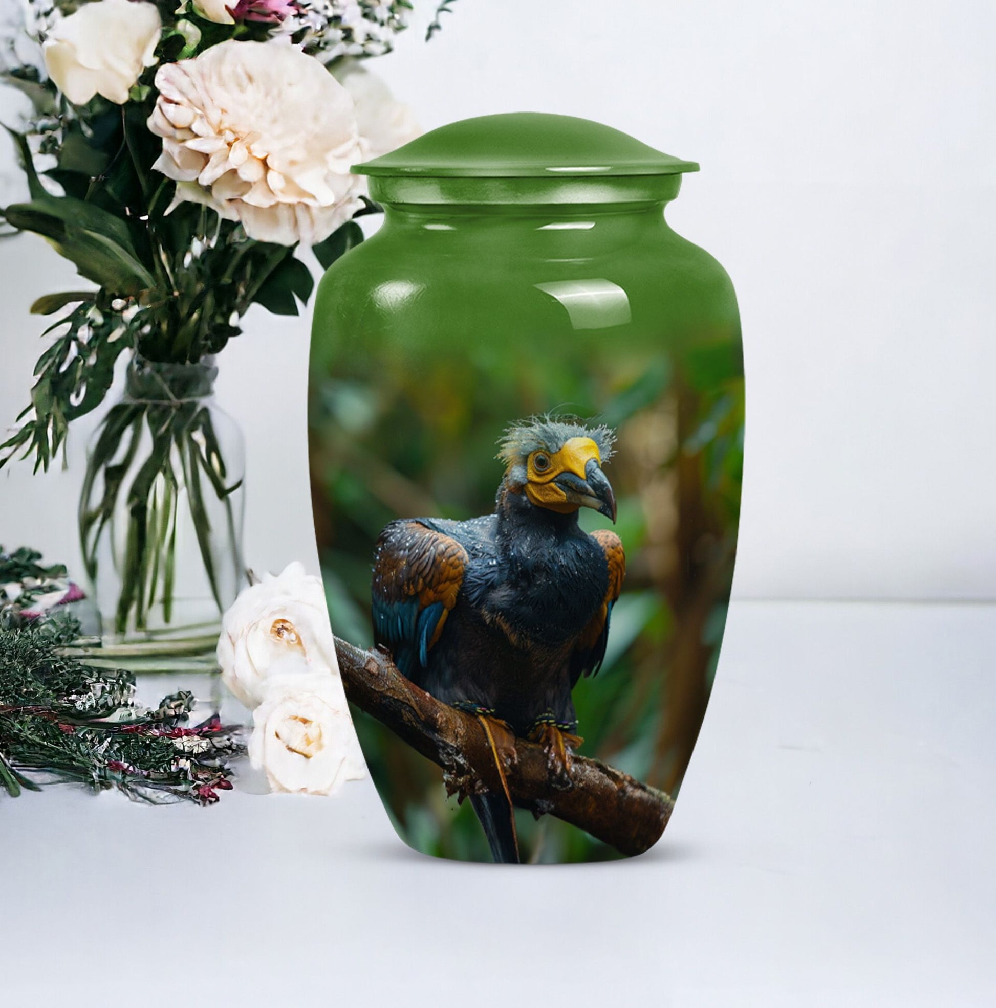 Puffin bird urn