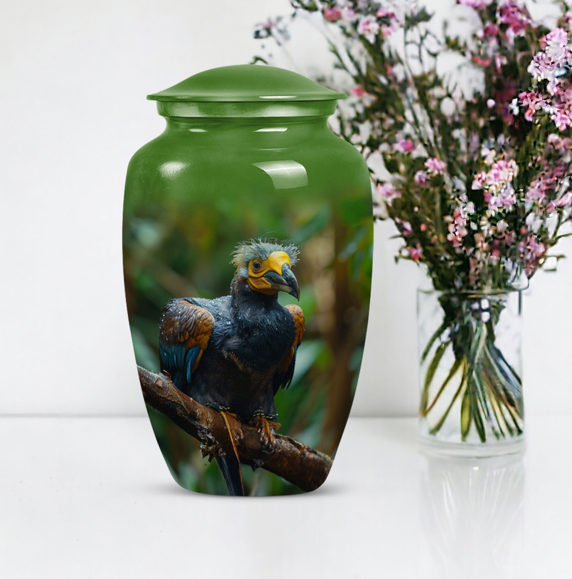 Puffin bird urn