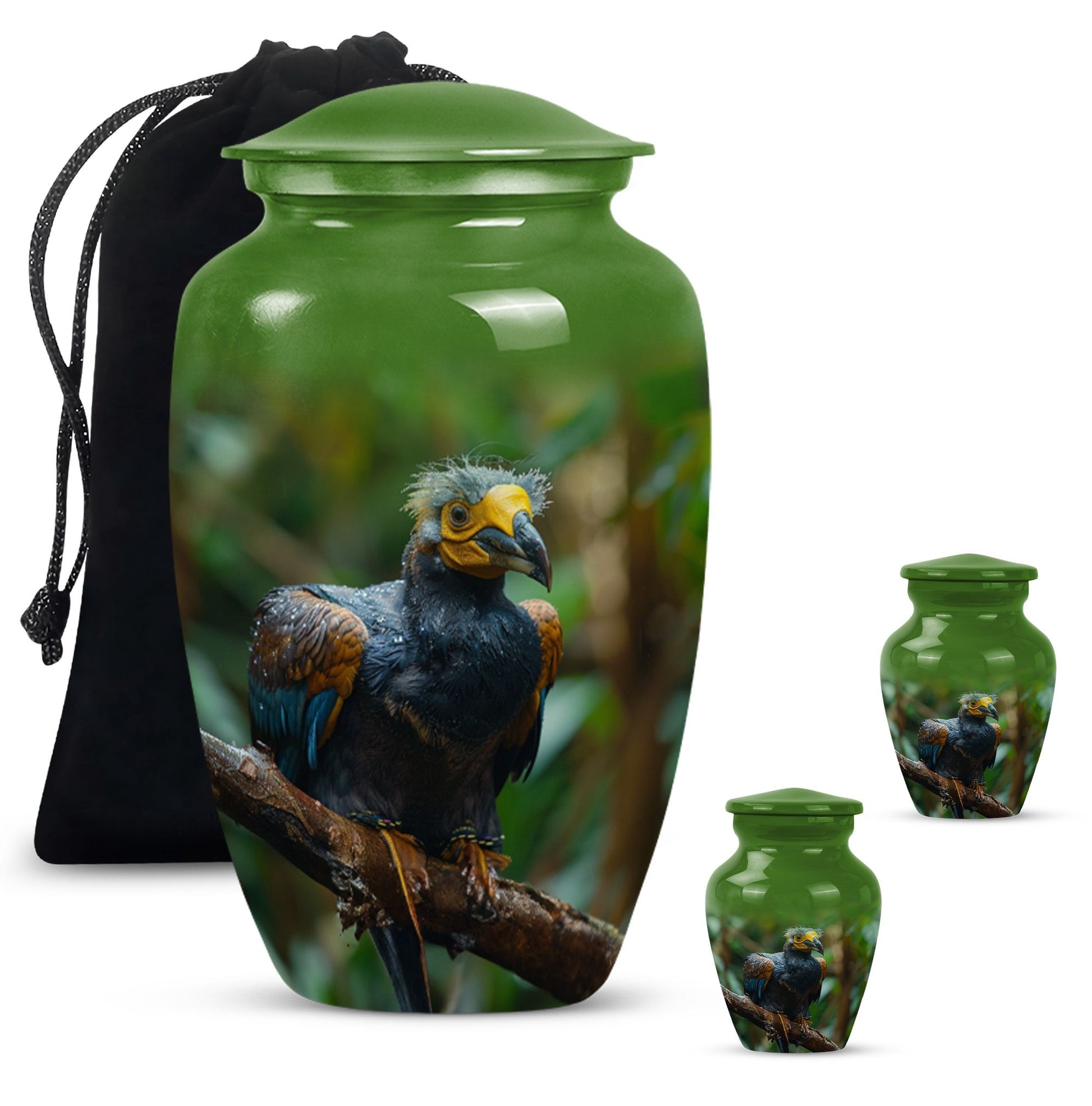 Puffin bird urn