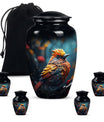 Cardinal Bird Urn 