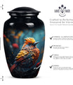 Cardinal Bird Urn 