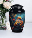 Cardinal Bird Urn 