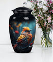 Cardinal Bird Urn 