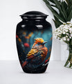 Cardinal Bird Urn 