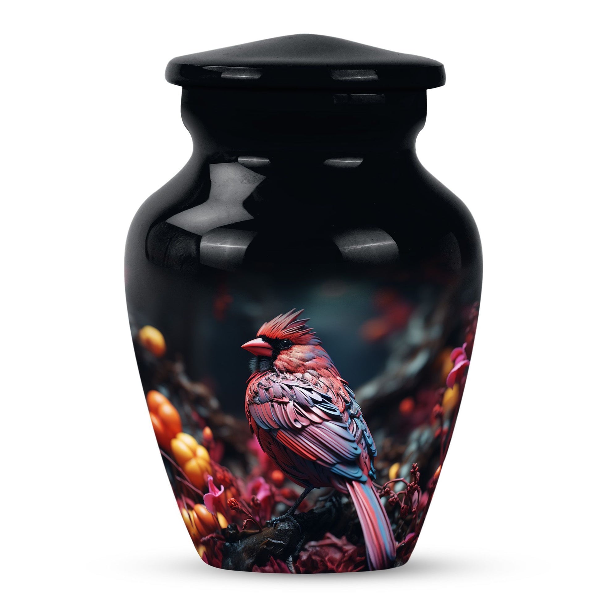 10-inch Classic Cardinal Bird Urn 