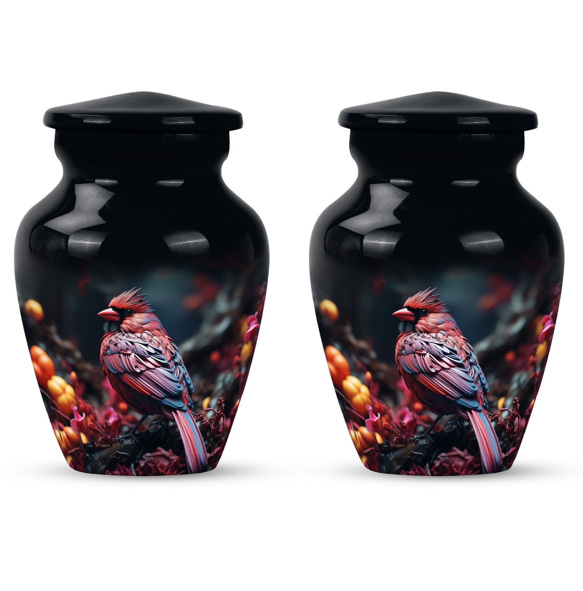 10-inch Classic Cardinal Bird Urn 