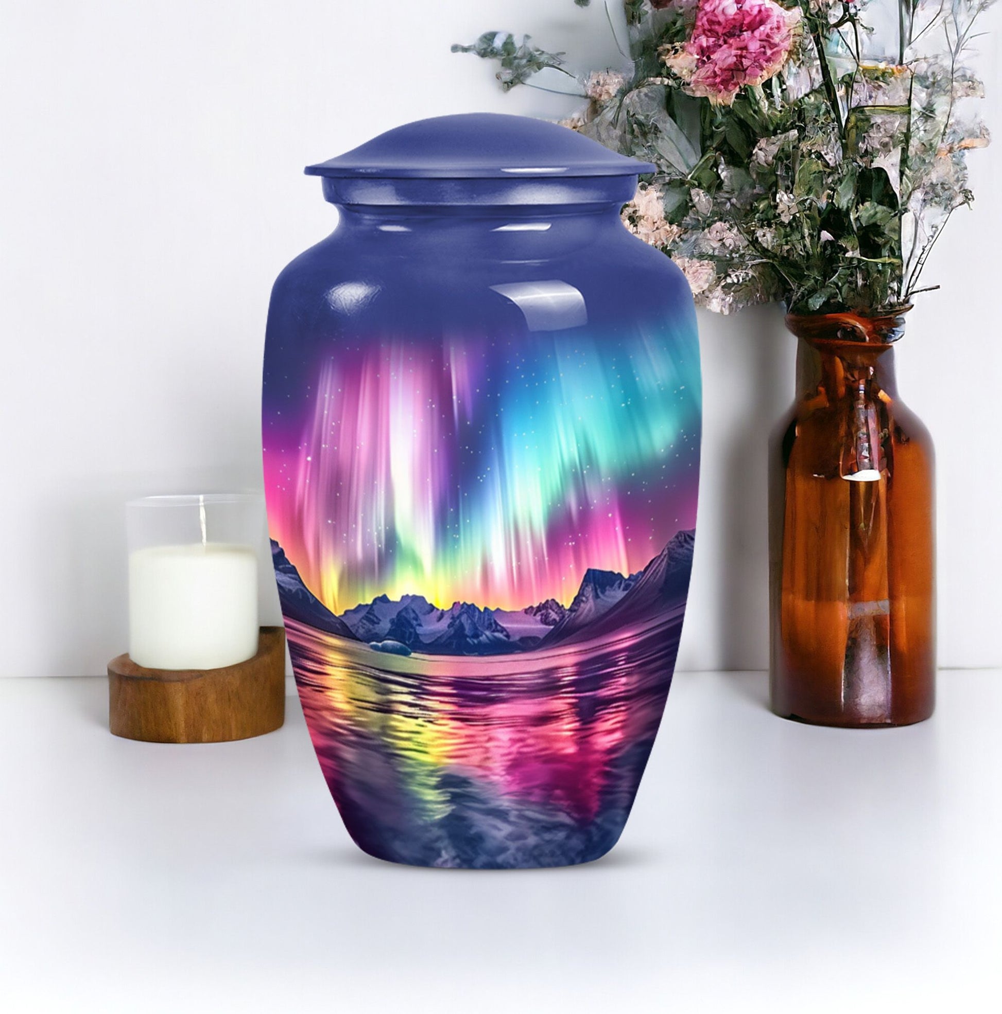 AURORA urn for burial ashes.