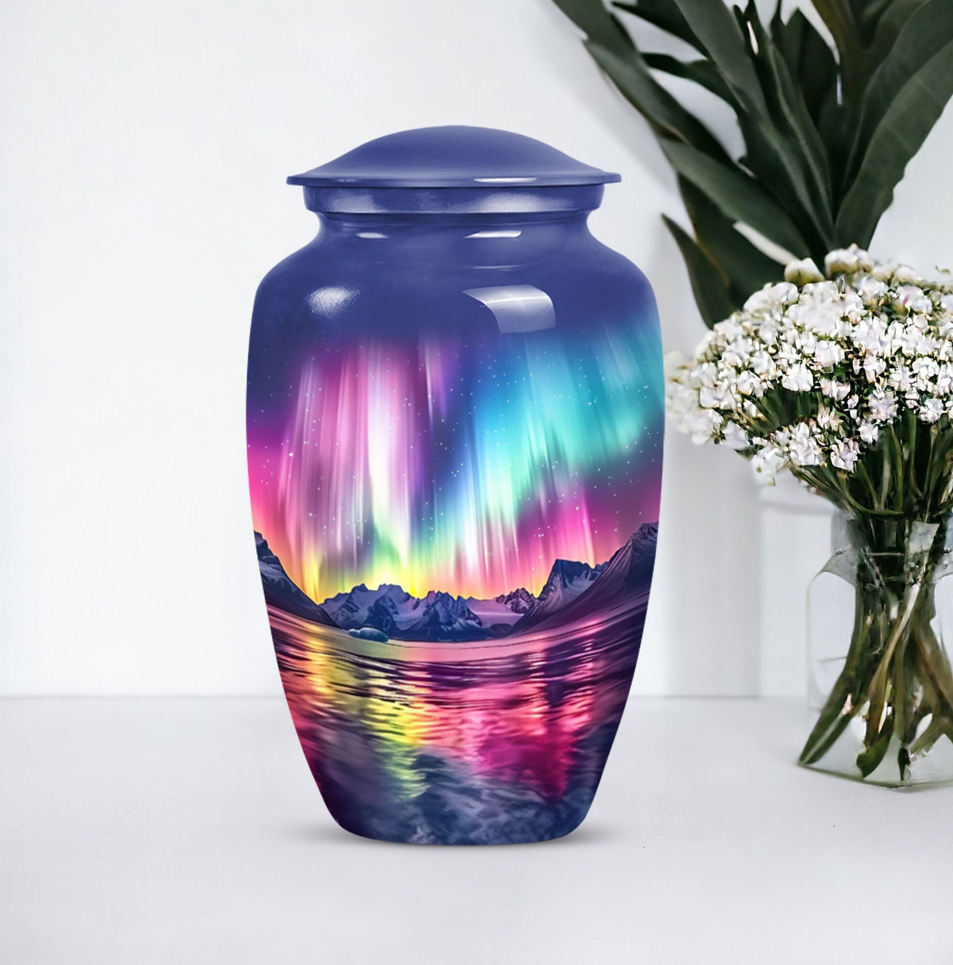 AURORA urn for burial ashes.