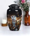 10-inch classic barn owl urn cremation urn for adult ashes 