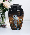 10-inch classic barn owl urn cremation urn for adult ashes 