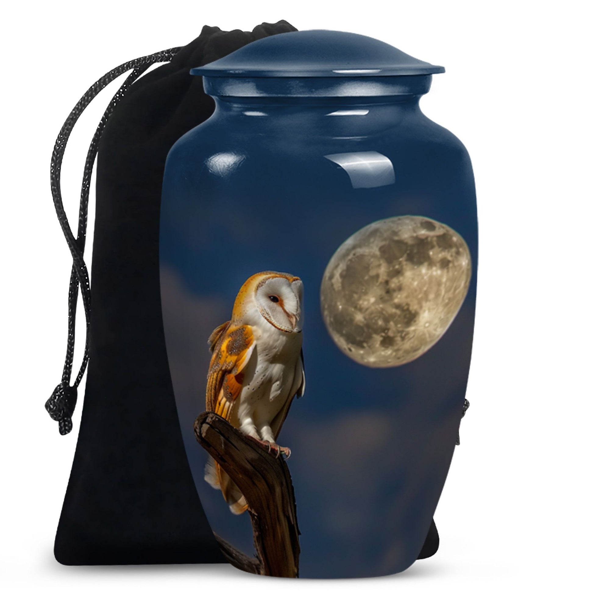 Classic Barn Owl Cremation Urn, 