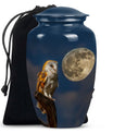 Classic Barn Owl Cremation Urn, 