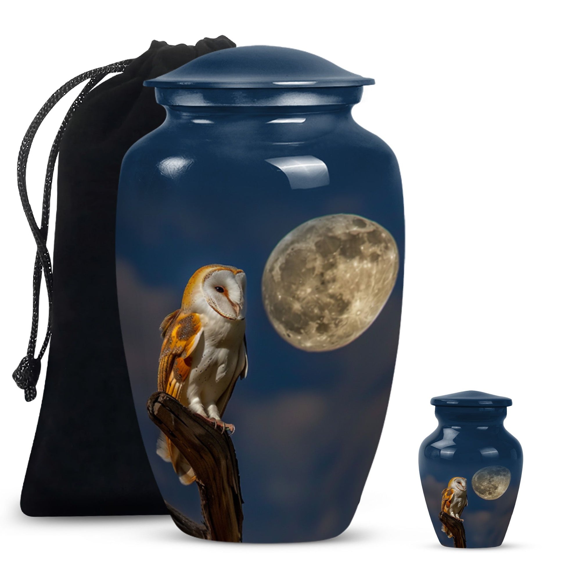 Classic Barn Owl Cremation Urn, 