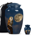 Classic Barn Owl Cremation Urn, 