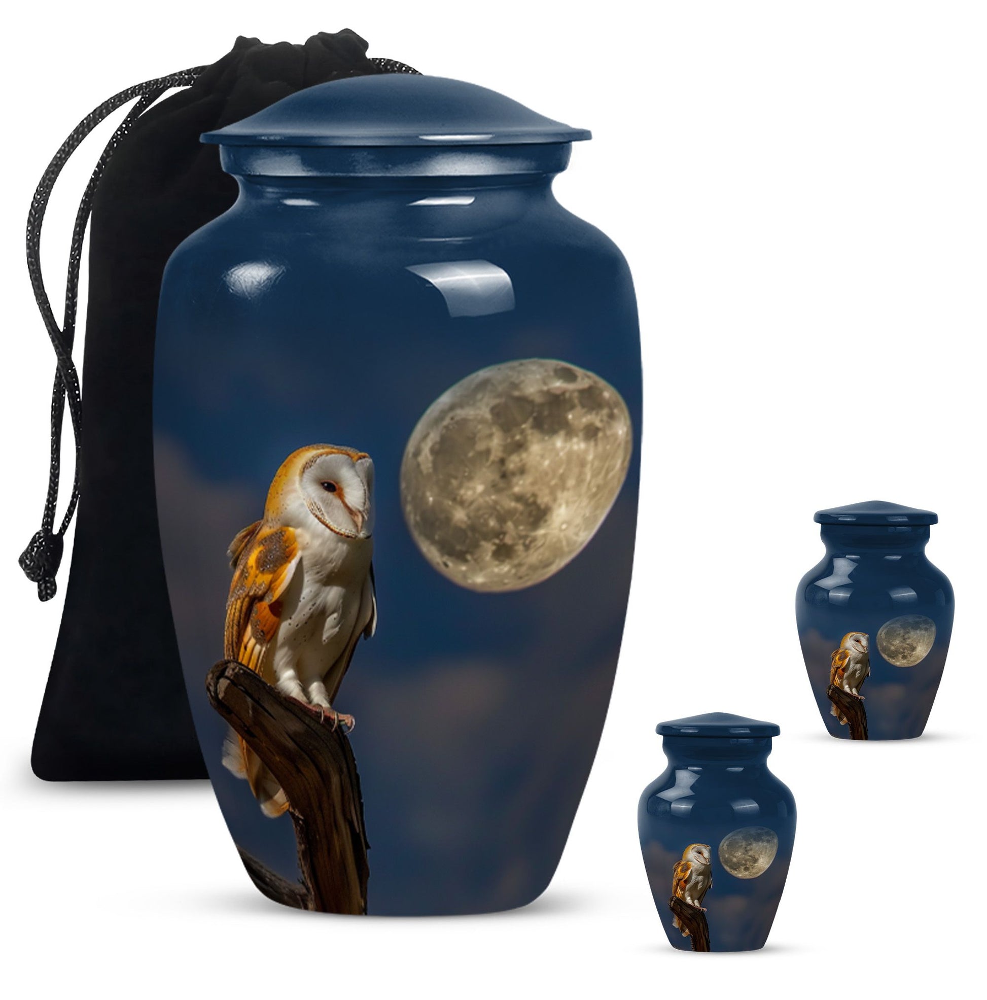 Classic Barn Owl Cremation Urn, 