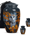 owl design urn for adult women's ashes