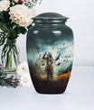 10-inch native american urn for memorial burials, 