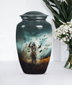 10-inch native american urn for memorial burials, 