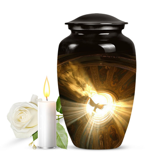  Catholic Urn for Adult Male Ashes, 