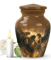 Classic 10-inch catholic urn.