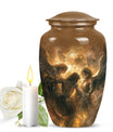 Classic 10-inch catholic urn.