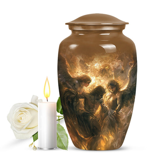 Classic 10-inch catholic urn.