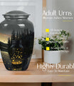 Classic, 10-inch, aluminium honey pot urn.