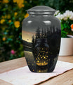 Classic, 10-inch, aluminium honey pot urn.