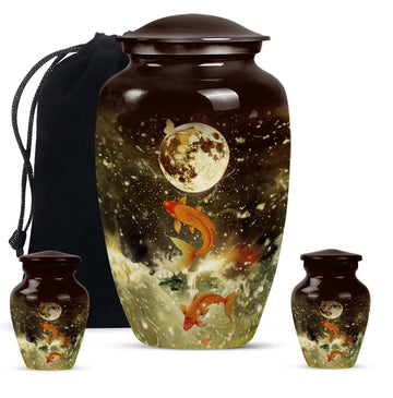 Large Urn with 2 Mini Urn