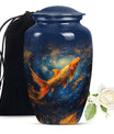 10 inch classic fish urn for human ashes.