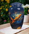 10 inch classic fish urn for human ashes.