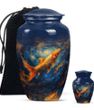 10 inch classic fish urn for human ashes.